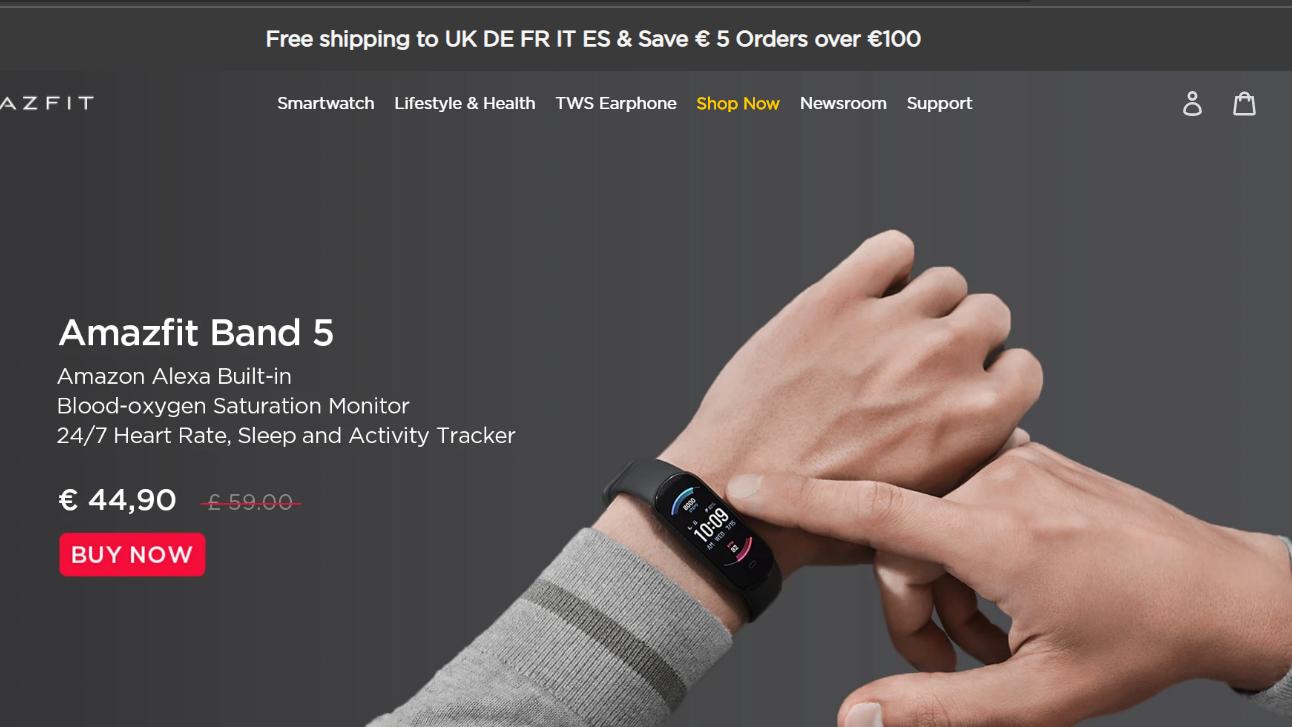 aliexpress amazfit band 5